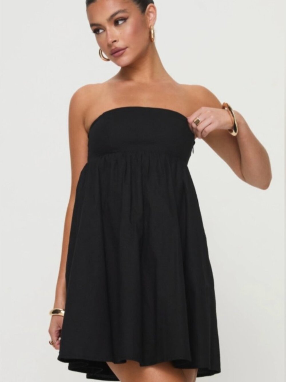 Princess Polly Strapless Babydoll Dress Size 6
